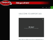 Tablet Screenshot of airport360.net